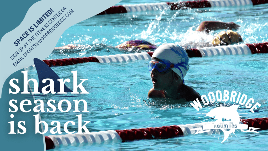 Shark Season is back! Swim lessons, Swim Team and Water Polo Team!